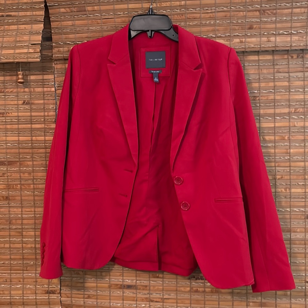 The Limited women’s red suit blazer size 8